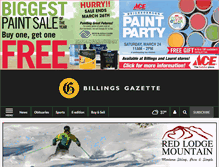 Tablet Screenshot of billingsgazette.com